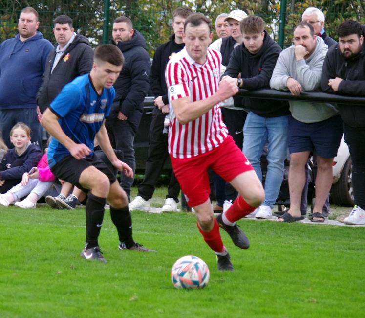 David Forbes - scored twice for Holywell Town
